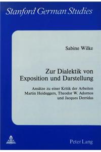 Zur Dialektik von Exposition und Darstellung