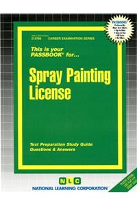 Spray Painting License
