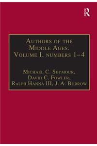 Authors of the Middle Ages. Volume I, Nos 1-4