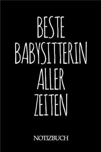 Beste Babysittterin Aller Zeiten Notizbuch