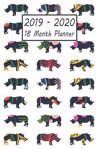 2019 - 2020 18 Month Planner