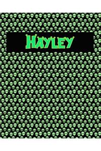 120 Page Handwriting Practice Book with Green Alien Cover Hayley