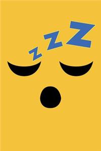 Sleeping Face Lined Journal
