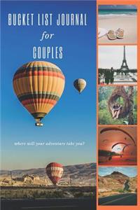 Bucket List Journal For Couples