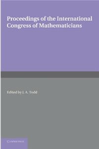 Proceedings of the International Congress of Mathematicians