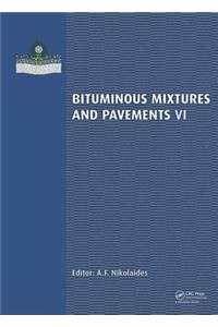 Bituminous Mixtures and Pavements VI