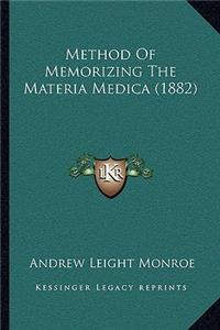 Method Of Memorizing The Materia Medica (1882)