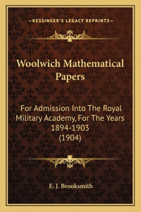 Woolwich Mathematical Papers