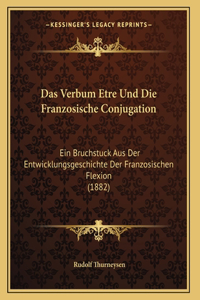 Das Verbum Etre Und Die Franzosische Conjugation