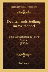 Deutschlands Stellung Im Welthandel