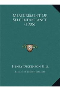 Measurement Of Self-Inductance (1905)