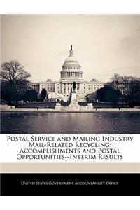 Postal Service and Mailing Industry Mail-Related Recycling