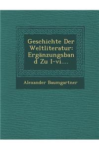 Geschichte Der Weltliteratur