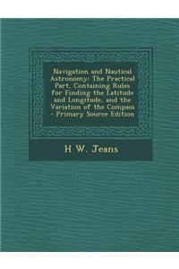 Navigation and Nautical Astronomy