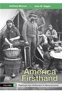 America Firsthand, Volume 1