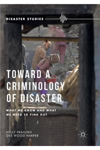 Toward a Criminology of Disaster
