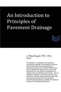 An Introduction to Principles of Pavement Drainage