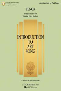 Introduction To Art Song For Tenor (Book/Online Audio)