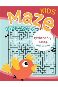 Kids Maze Book Age 6