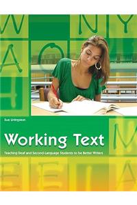 Working Text (Teacher's Guide)