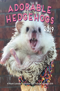 Adorable Hedgehogs Mini 2019: 16-Month Calendar - September 2018 Through December 2019