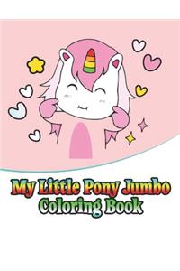 my little pony jumbo coloring book