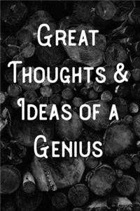 Great Thoughts and Ideas of a Genius