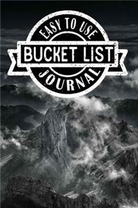 Easy to Use Bucket List Journal