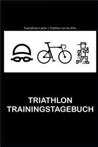 Triathlon Trainingstagebuch: Notizbuch für strukturiertes Triathlon Training. - Schwimmen - Radfahren - Laufen