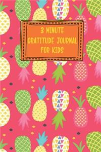 3 Minute Gratitude Journal for Kids