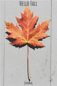 Hello Fall Journal