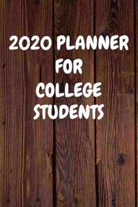 2020 Planner for College Students