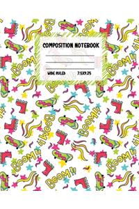 Composition Notebook Wide Ruled