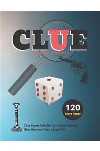 Clue Score Sheets