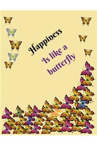 Happiness is like a butterfly