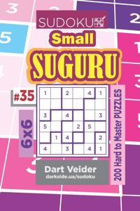Sudoku Small Suguru - 200 Hard to Master Puzzles 6x6 (Volume 35)