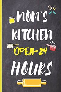 Blank Recipe Book Mom's Kitchen