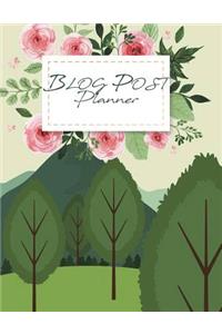 Blog Post Planner: Blog statistics, Daily Blogger posts and Manager Schedule 120 Pages Large Size 8.5" x 11"