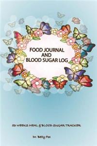 Food Journal and Blood Sugar Log