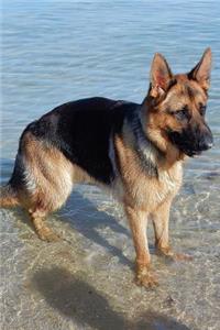Smiling German Shepherd Dog Lined Journal: Canine Gift Notebook for Dog Lovers