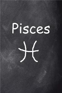 2019 Weekly Planner Pisces Symbol Zodiac Sign Horoscope Chalkboard 134 Pages