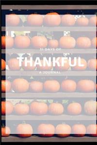 31 Days of Thankful Journal