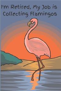 Flamingo Blank Lined Journal