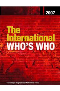 The International Who's Who 2007