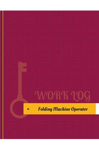 Folding Machine Operator Work Log