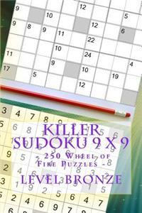 Killer Sudoku 9 X 9 - 250 Wheel of Fire Puzzles - Level Bronze