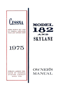 Cessna 1975 Model 182 and Skylane Owner's Manual
