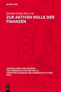 Zur Aktiven Rolle Der Finanzen