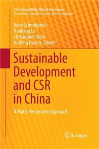 Sustainable Development and Csr in China