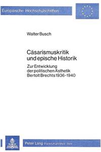 Caesarismuskritik Und Epische Historik